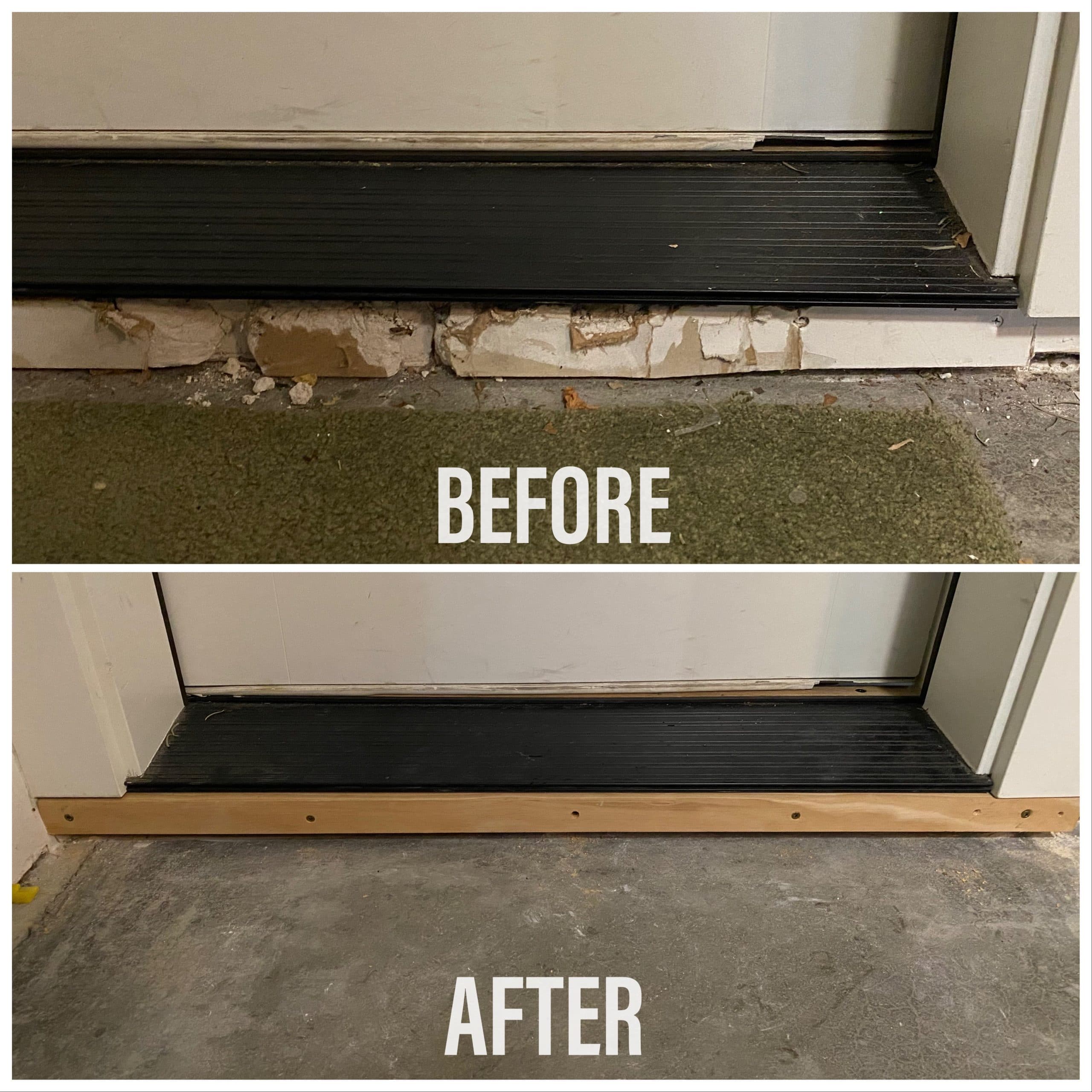 Door Threshold Repair