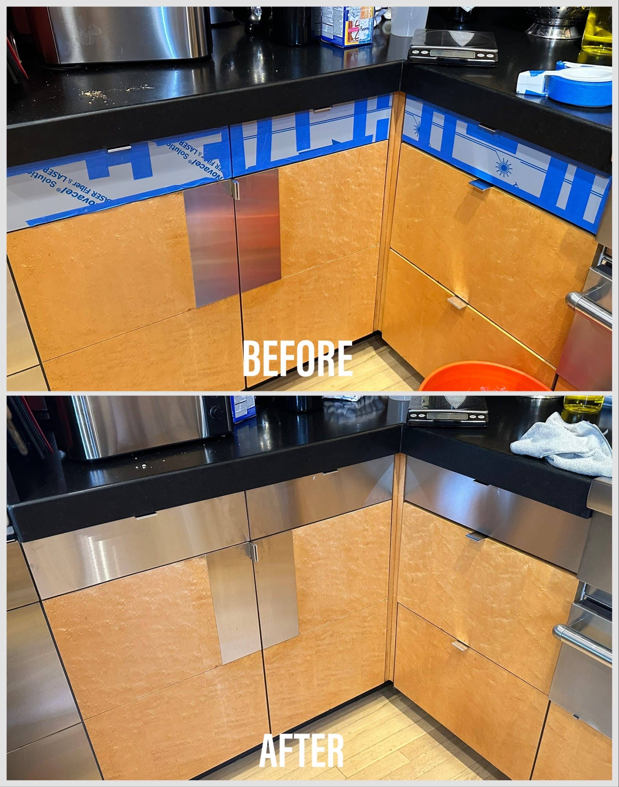 Stainless Steel Plates Install